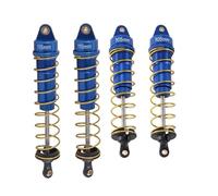 QOAKSDY RC Car Shock Absorber For Arrma For SENTON For Granite For Typhon For Big For Rock 4X4 For BLX 4Pcs Metal Shock Absorber 1/10 rc Car Upgrade Parts(Blue)