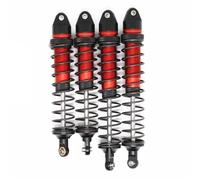 QOAKSDY RC Car Shock Absorber For Arrma For SENTON For Granite For Typhon For Big For Rock Metal Front Rear Oil Shock Absorber 1/10 rc Car Upgrade Parts(Red)