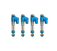 QOAKSDY RC Car Shock Absorber For Axial For SCX24 90081 1/24 RC Car Track Accessories Parts 4 Pcs Shock Absorber Aluminum Damper 32mm(Blue)