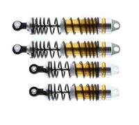 QOAKSDY RC Car Shock Absorber For Traxxas For Slash 4X4 VXL 2WD For Rustler For Hoss For Stampede 1/10 rc Car Upgrade Parts Metal Front Rear Shock Absorber(Yellow)