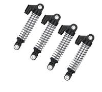 QOAKSDY RC Car Shock Absorber For TRX-4M for Defender 1/18 RC Crawler Car Upgrade Parts Accessories Metal Threaded Tele Shock Absorber Oil Damper(Black)