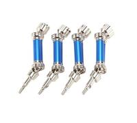 QOAKSDY RC Car Transmission Shaft For Arrma For Infraction 4X4 For MEGA For Vendetta 3S For BLX Metal Front And Rear Drive Shaft CVD 1/8 rc Car Parts(Blue)