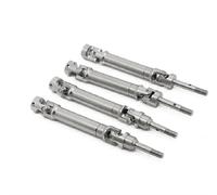 QOAKSDY RC Car Transmission Shaft For Traxxas For Slash 4X4 2WD For Rustler For Stampede For Hoss 2pcs/4pcs Steel Front And Rear Drive Shaft CVD 1/10 RC(Front and Rear)