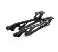 QOAKSDY RC Car Upgrade Parts For Arrma 1/8 6S For KRATON For Typhon For Talion For SENTON For Outcast For Notorious rc cars Upgrade Parts Metal Rear Wing Mount Set(Black)