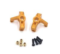 QOAKSDY RC Car Upgrade Parts For Wltoys 1/14 144010 144001 144002 1/12 124016 124017 124018 124019 Metal Front Steering Cup Upgrade Parts 4 * 7 * 2 Bearing rc Car(Yellow)