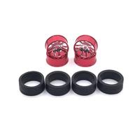 QOAKSDY RC Car Upgrade Parts For WLtoys 1/28 284131 K969 K979 K989 K999 P929 P939 For Iw04m For MINI-Q For MIMI-Z rc cars Parts Metal Upgraded 24mm Racing Wheels(Red)