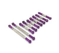 QOAKSDY RC Car Upgrade Parts For Wltoys 12428-ABC 12429 12423-ABC FY-01 FY-02 FY-03 FY-04 FY-05 FY-07 Q39 Q46 1/12 Steering Link Arm Pull Tie Rod RC Upgrades Parts Accessories(Purple)