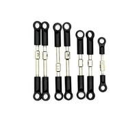 QOAKSDY RC Car Upgrade Parts For Wltoys 144001 144002 144010 124016 124017 124018 124019 RC Parts Tie Rod Linkage Servo Link Steering Cup Set Replacement(A)