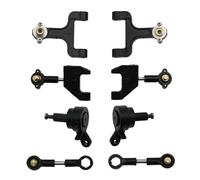 QOAKSDY RC Car Upgrade Parts For WPL D12 D42 Modified Parts Metal Upper And Lower For Swing Arm Steering Cup Set 1/10 rc cars Upgrade Spare Accessories