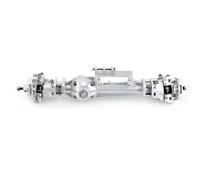 QOAKSDY RC Complete Axle For Axial For RBX10 For Ryft 1/10 RC Crawler Car Upgrade Parts Accessories Metal Front And Rear Axle(Silver,Front Axle)
