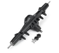 QOAKSDY RC Complete Axle For Axial For SCX10 90021 90027 90028 6X6 1/10 RC Crawler Car Upgrade Parts Accessories Metal Front Middle Rear(Rear Axle)