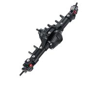 QOAKSDY RC Complete Axle For Axial For SCX10 Aluminium Alloy Front/Middle/Rear With Servo Mount 1/10 RC Crawler Car Truck Upgrade Parts(Front Axle)
