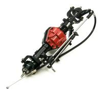 QOAKSDY RC Complete Axle For Axial For SCX10 Metal Front Rear Axle With 4WD Lock 1/10 RC Crawler Car Upgrade Parts Accessories rc(Front Axle)