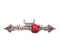QOAKSDY RC Complete Axle For Axial For WRAITH 90018 90020 90045 RR10 90048 90053 Metal rc Car Front/Rear Axle 1/10 RC Rock Crawler Upgrade Parts(Gray,Front Axle)