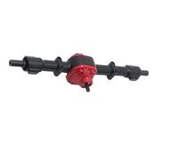 QOAKSDY RC Complete Axle For MN For D90 OFF-Road rc Car Accessories 1/12 Part CNC Rc Front Axle Rear Parts(Black,Rear Axle)