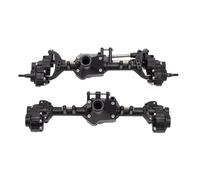 QOAKSDY RC Complete Axle For Traxxas For TRX-4 Metal Integrated Front And Rear Portal Axle Housing Set 1/10 RC Crawler Car Upgrade Parts Accessories