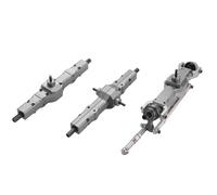 QOAKSDY RC Complete Axle For WPL For B16 B36 FY004 Metal Front Middle Rear Bridge Axle GearBox 1/16 rc Car Truck Upgrade Parts Accessories