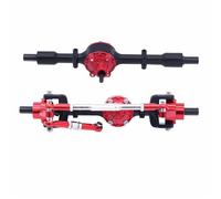 QOAKSDY RC Complete Axle For WPL For C14 C24 C34 C44 B14 B24 1/16 4WD rc Car Truck Upgrade Parts Accessories Metal Front And Rear Axle Gearbox(B)