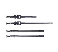 QOAKSDY RC Drive Shaft For Axial SCX6 1/6 RC Crawler Upgrade Parts Front & Rear Metal Axle ForUniversal Joint Driveshaft Straight Shaft