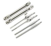 QOAKSDY RC Drive Shaft For FMS For Mashigan For RocHobby For Atlas 1/10 rc Car Upgrade Parts Metal Front And Rear Drive Shaft RC