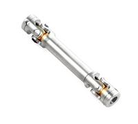 QOAKSDY RC Drive Shaft For Traxxas For MAXX For WideMaxx 1/10 rc Car Upgrade Parts 4pcs Steel Extended Drive Shaft CVD With Splined Wheel Hex(55-67mm)