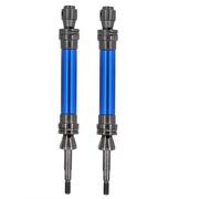 QOAKSDY RC Drive Shaft For Traxxas For Slash 2WD VXL 4X4 For Hoss For Stampede 1/10 rc Car Parts 2Pcs Steel Rear Drive Shaft Driveshaft CVD(Blue)