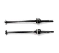 QOAKSDY RC Drive Shaft For Traxxas For Slash For Rustler For Hoss For Stampede 4X4 2WD 1/10 rc Car Parts 2 PC Steel Rear Drive Shaft Driveshafts
