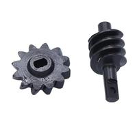 QOAKSDY RC Repair Parts Compatible With Axial For SCX24 For Bronco C10 For Deadbolt For Wrangler For Gladiator 1/24 RC Crawler Car Axle Overdrive Worm Gear Set(12T)