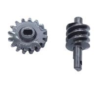 QOAKSDY RC Repair Parts Compatible With Axial For SCX24 For Bronco C10 For Deadbolt For Wrangler For Gladiator 1/24 RC Crawler Car Axle Overdrive Worm Gear Set(16T)