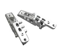QOAKSDY RC Repair Parts Compatible With Axial For Wraith 90018 90048 1 Pair Front Rear Axle Shock Link Mount 1/10 RC Crawler Upgrade Parts(Silver)