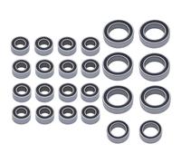 QOAKSDY RC Repair Parts Compatible With FMS For FCX24 For Power For Wagon 1/24 RC Crawler Upgrade Parts 24PCS Steel Sealed Bearing Kit