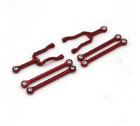 QOAKSDY RC Repair Parts Compatible With Kyosho For MINI-Z 4X4 For Jimny For Hynix Remote Control Car For Small For Climbing Metal Upgrade Accessories Set Rod(Silver)