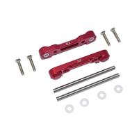 QOAKSDY RC Repair Parts Compatible With LOSI For Lasernut U4 For Tenacity For DB Pro 1/10 RC Car Metal Front Suspension Arm Mount Fixed Block Upgrade Parts(Red)