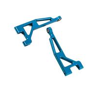 QOAKSDY RC Repair Parts Compatible With Mjx For Hyper For Go 16207 16208 16209 16210 H16 Aluminum Alloy Rear Upper For Swing Arm Rc Car Upgrade Parts Accessories(Blue)