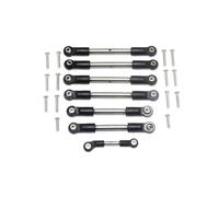 QOAKSDY RC Repair Parts Compatible With Rustler For STAMPEDE For HOSS For SLASH 4X4 For VXL 1/7 1/10 RC Car Metal Tie Rod Toe Links