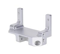 QOAKSDY RC Repair Parts Compatible With SCX10 III Portal Axle Upgrade Parts Aluminum Alloy AR45P Servo On Axle Mount For 1/10 rc cars Crawler(Silver)