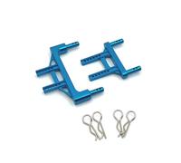 QOAKSDY RC Repair Parts Compatible With SCY For JJRC Q130 1/16 rc cars For Desert 4WD Off Road Truck Upgrade Car Shell Fixed For Seat Fixed Column Metal Parts(Blue)