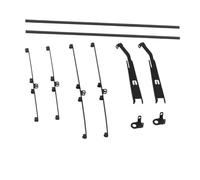 QOAKSDY RC Repair Parts Compatible With Traxxas Trx4 For Bronco 92076-4 For Rgt For Yikong 1/10 Simulation For Climbing Car Metal Wipers Upgrade Parts(Black)