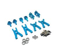 QOAKSDY RC Repair Parts Compatible With WLtoys A949 A959 A969 A979 K929 1/18 rc cars Parts Metal Upgrade For Swing Arm Steering Cup Bearing 7 Piece Set(Blue)