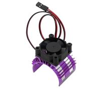 QOAKSDY RC Repair Parts Compatible With WLtoys A959-B 144001 124019 rc cars Aluminum Alloy Motor Heatsink Cover With Cooling Fan For 540 550 3650 Motor