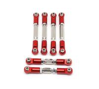QOAKSDY RC Repair Parts For Arrma For Granite For SENTON For VORTEKS For Typhon 1/10 rc cars Upgrade Parts Metal Tie Rods Linkage Links Set