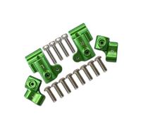 QOAKSDY RC Repair Parts For ARRMA For OUTCAST For NOTORIOUS 6S For BLX 1/8 rc cars Metal Front Rear Body Post Mount Shell Column Fixed For Seat Bracket(Green)