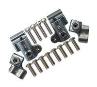 QOAKSDY RC Repair Parts For ARRMA For OUTCAST For NOTORIOUS 6S For BLX 1/8 rc cars Metal Front Rear Body Post Mount Shell Column Fixed For Seat Bracket(Gray)