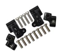 QOAKSDY RC Repair Parts For ARRMA For OUTCAST For NOTORIOUS 6S For BLX 1/8 rc cars Metal Front Rear Body Post Mount Shell Column Fixed For Seat Bracket(Black)