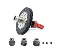 QOAKSDY RC Repair Parts For Arrma For Senton For Granite For Vorteks For Typhon 4X4 1/10 rc cars 1 Set 91T Spur Gear Slipper Clutch 21T 19T 17T Gear Set(Red)