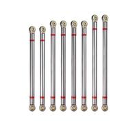QOAKSDY RC Repair Parts For Axial For SCX10 8pcs Aluminum Alloy Link Rod 313MM Wheelbase For 1/10 rc cars Crawler Upgrade Parts