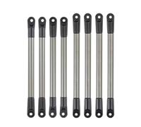 QOAKSDY RC Repair Parts For Axial For SCX10 90027 D90 D110 CC01 TF2 For MST 8Pcs Metal Link Rod Pull Rod Wheelbase For 1/10 RC Crawler Car