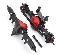 QOAKSDY RC Repair Parts For Axial For SCX10 90047 For Wrangler 1/10 RC Crawler Car Accessories Aluminum Alloy Front Rear Axle Portal Axle(Rear and Front)