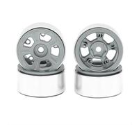 QOAKSDY RC Repair Parts For Axial For SCX24 AX24 For FCX24 Enduro24 For TRX4M 1/24 1/18 RC Crawler Car 4Pcs 1.0in Metal Wheel Rims Upgrade Parts