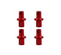 QOAKSDY RC Repair Parts For Axial SCX10 PRO 1/10 rc cars Accessories Upgrade Parts Metal Magnetic Stealth Invisible Body Post Mount Contact(Red)